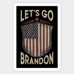 Let's Go Brandon Vintage Magnet